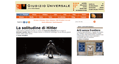 Desktop Screenshot of giudiziouniversale.it